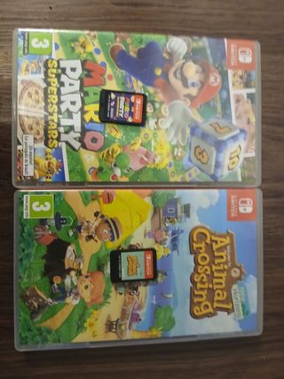 Mario Party Superstars y Animal Crossing Switch