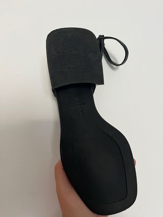 Sandalias Miista Negras Piel Talla 36