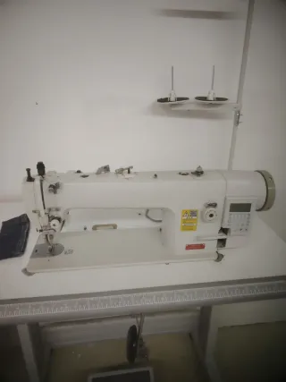 Máquina coser industrial piel/lona