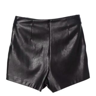 Falda pantalón efecto piel Zara Talla M