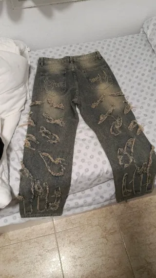 Pantalones Baggy Raw Edge Mygarments