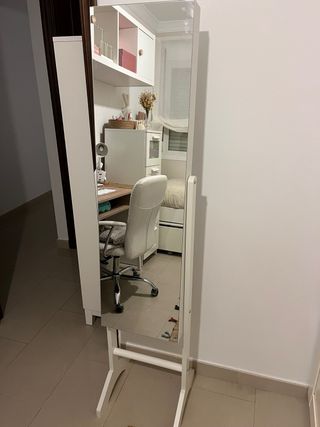 Joyero Espejo Blanco