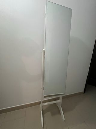 Joyero Espejo Blanco