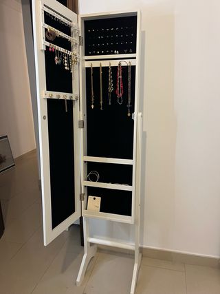 Joyero Espejo Blanco