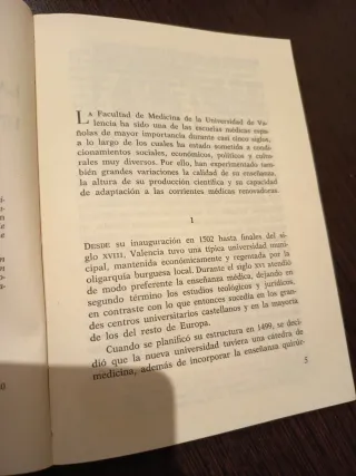 Historia facultad de medicina valencia