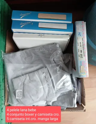 LOTE PAQUETERIA Y ROPA INTERIOR