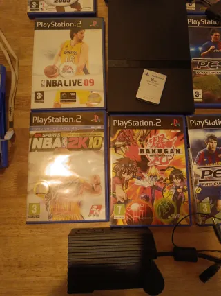 Console PS2 Nera + 5 Giochi