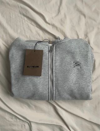 Felpa Footkorner invernale Grigia con Zip