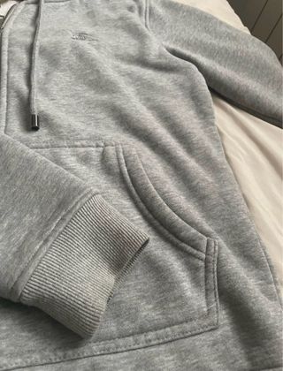 Felpa Footkorner invernale Grigia con Zip