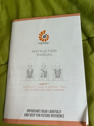 Mochila Ergobaby Portabebés Gris