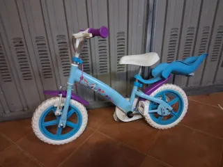 Bicicleta infantil Frozen Elsa y Ana