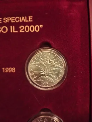 Dittico Monete Argento Verso il 2000