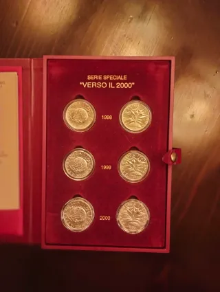 Dittico Monete Argento Verso il 2000