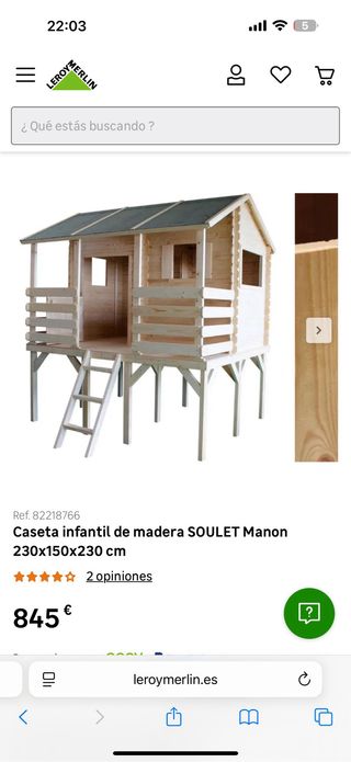 Caseta infantil madera SOULET MANON