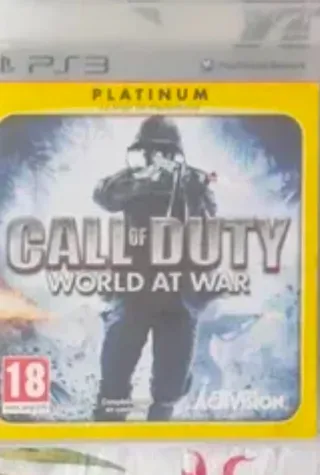 Call of Duty World at War PS3 Platinum