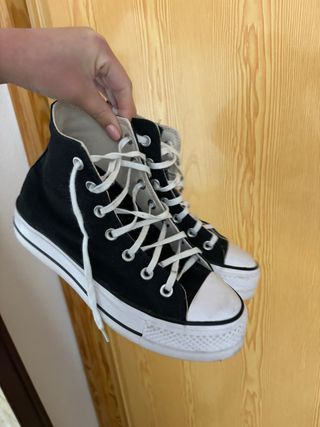 Converse All Star Plataforma Negras