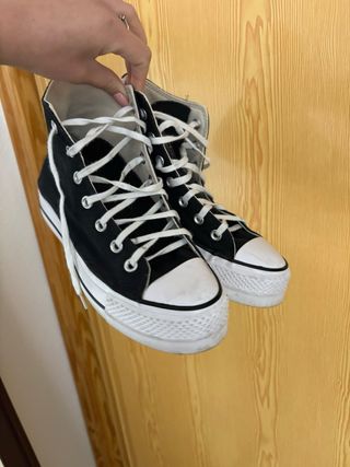 Converse All Star Plataforma Negras