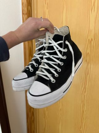 Converse All Star Plataforma Negras