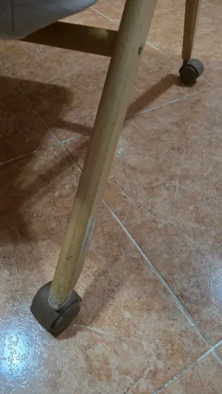 Minicuna beige con colchón