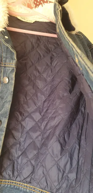 Cazadora vaquera invierno con borreguito