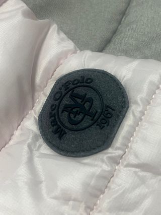 Abrigo plumífero ligero rosa