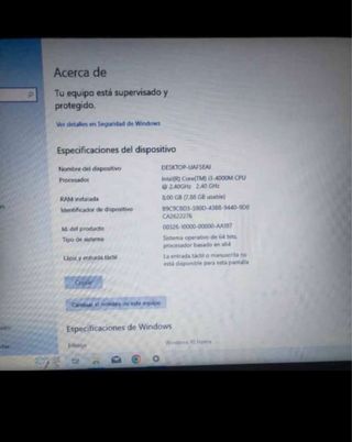 Portátil HP Gris y Negro