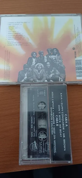 Bob Marley C.D y casset Uprising Kaya