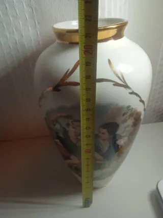 jarrón florero vintage