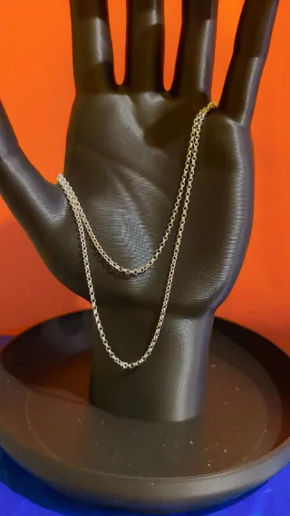 Cadena de Plata de Ley de 50cm