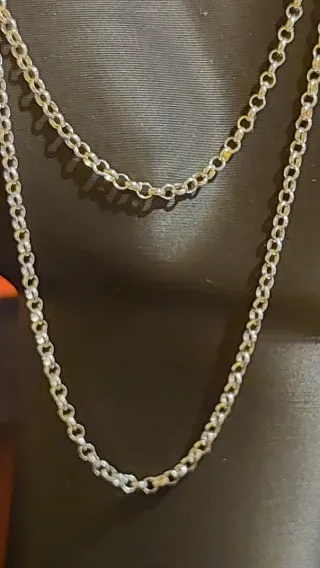 Cadena de Plata de Ley de 50cm