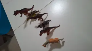 Set 6 Dinosauri Giocattolo per Bambini