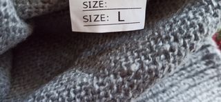 Jersey de mujer con grecas de colores talla L