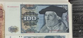 Billete 100 Deutsche Mark