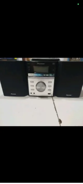 Minicadena Pioneer Plata y Negra