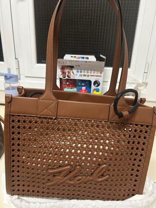 Bolso de mano tejido