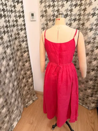 Vestido multicolor con bordado