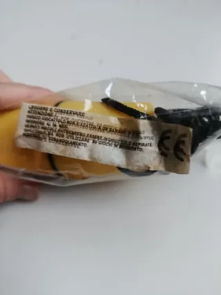 Porta gettoni vintage giallo