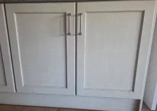 Puertas de cocina madera beige