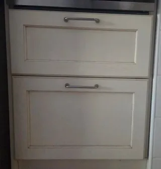 Puertas de cocina madera beige