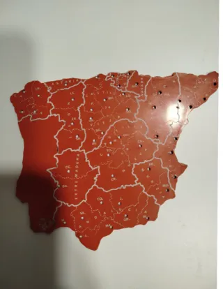 3 Mapas Escolares España Años 60