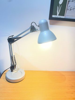 Flexo de mesa vintage madera y metal