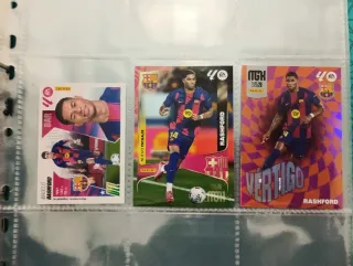 Lote 3 cromos Marcus Rashford Mgk-liga este