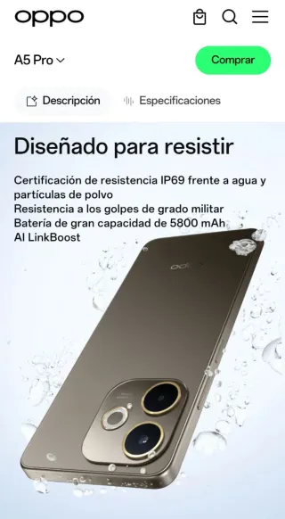 Nuovo Smartphone Oppo A5 Pro 8/256GB