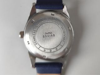 Reloj HMT Janata Plata y Azul