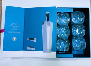 Caja 6 Vasos Ron Santa Teresa 1796