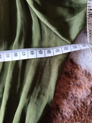 Vestido verde caqui talla L