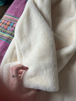 Stefanel Pelliccia Bianca Taglia Unica