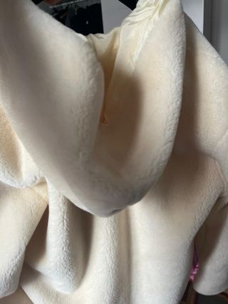 Stefanel Pelliccia Bianca Taglia Unica