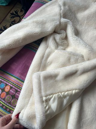 Stefanel Pelliccia Bianca Taglia Unica