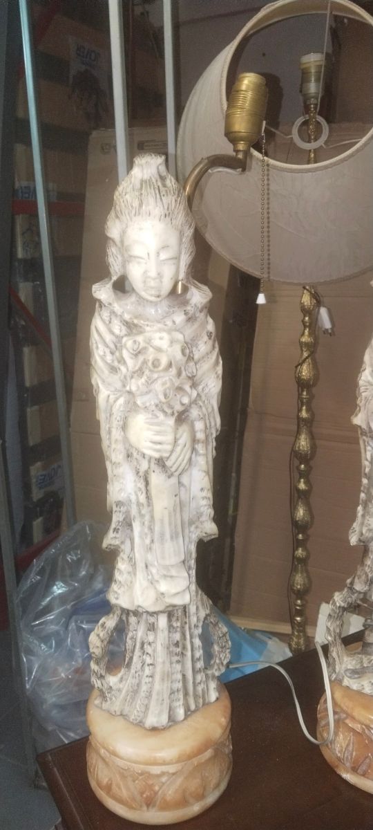 Pareja de lámparas orientales